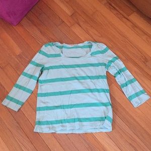 Seagreen J Crew 3/4 shirt